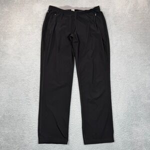 Patagonia Womens Black Active Hiking‎ Running Pants Large Straight Leg Stretch